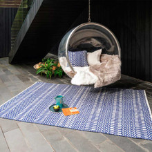 On Sale Halsey Reversible Rug Blue 120x170cm