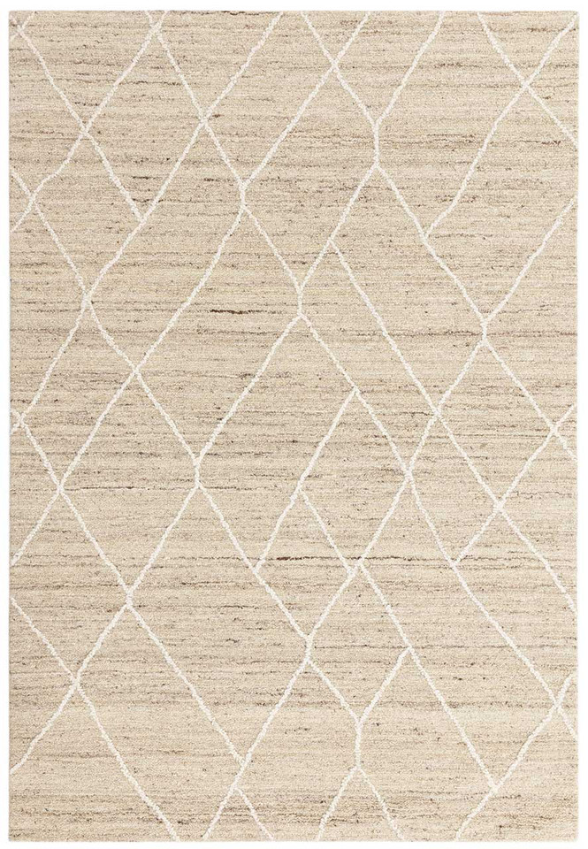 Noah Natural Handtufted Indian Wool Rug
