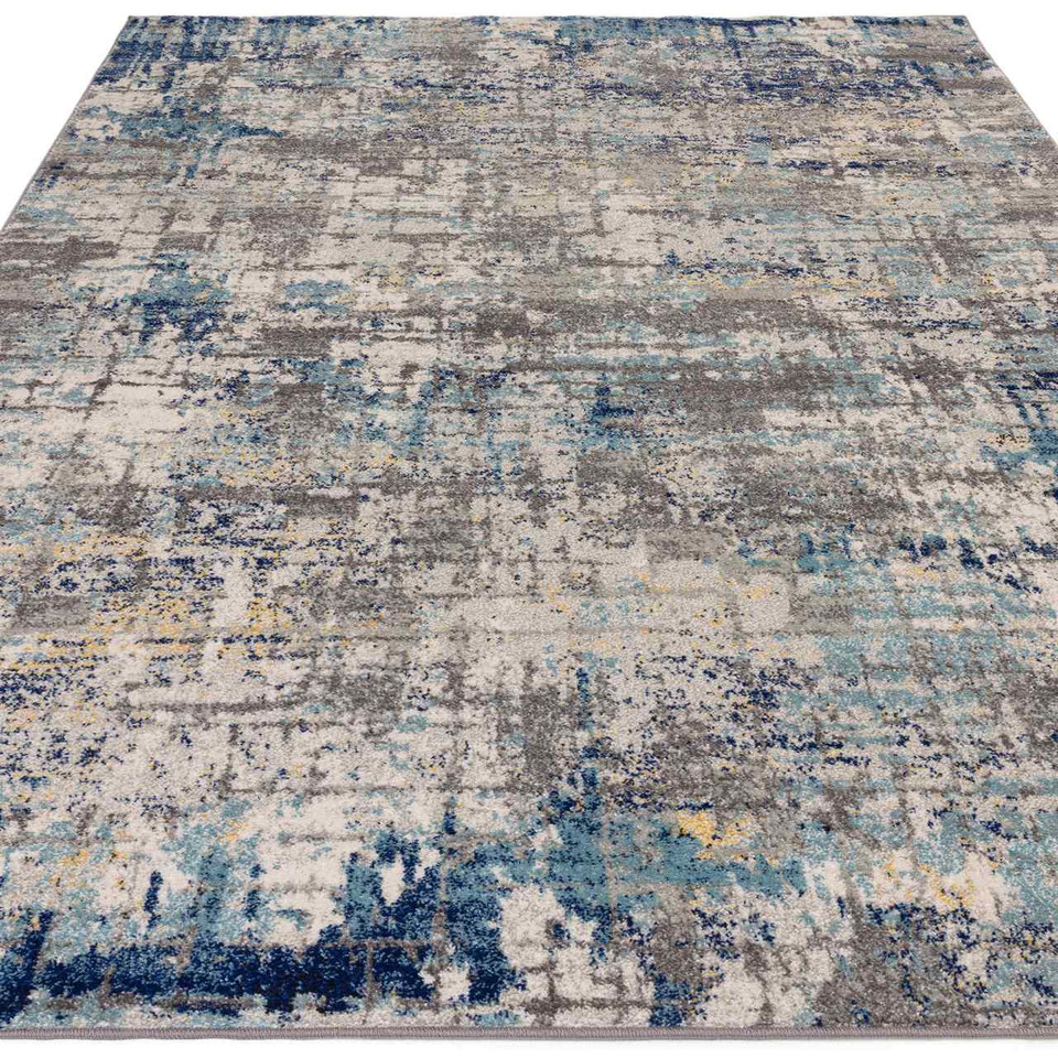 Nova Illusion NV40 Blue Abstract Rug