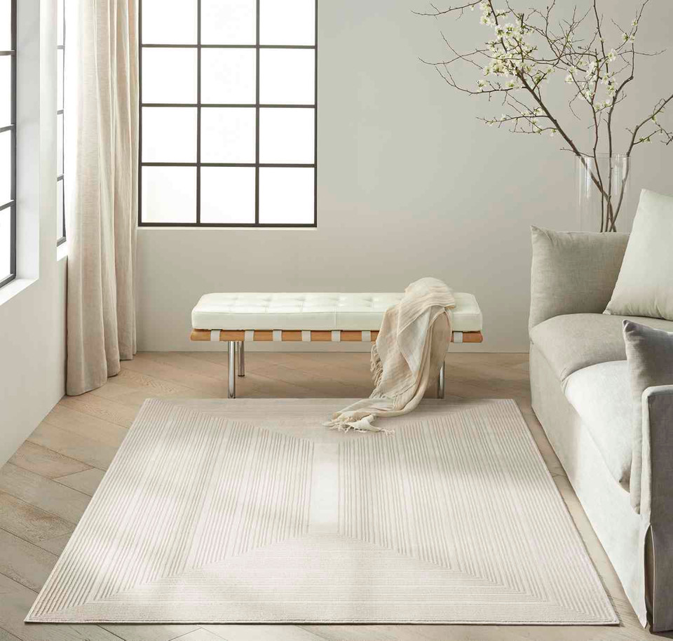 Calvin Klein Irradiant Ivory Rug