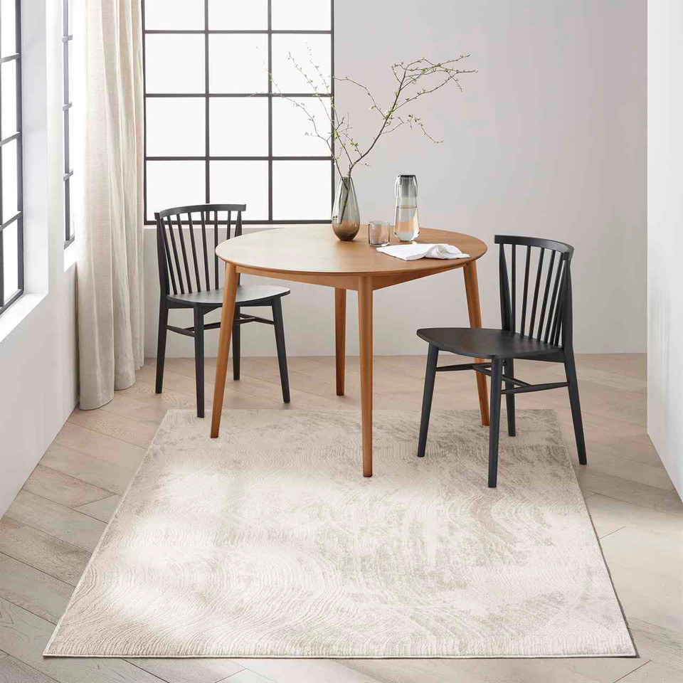 Calvin Klein Irradiant Silver Grey Rug