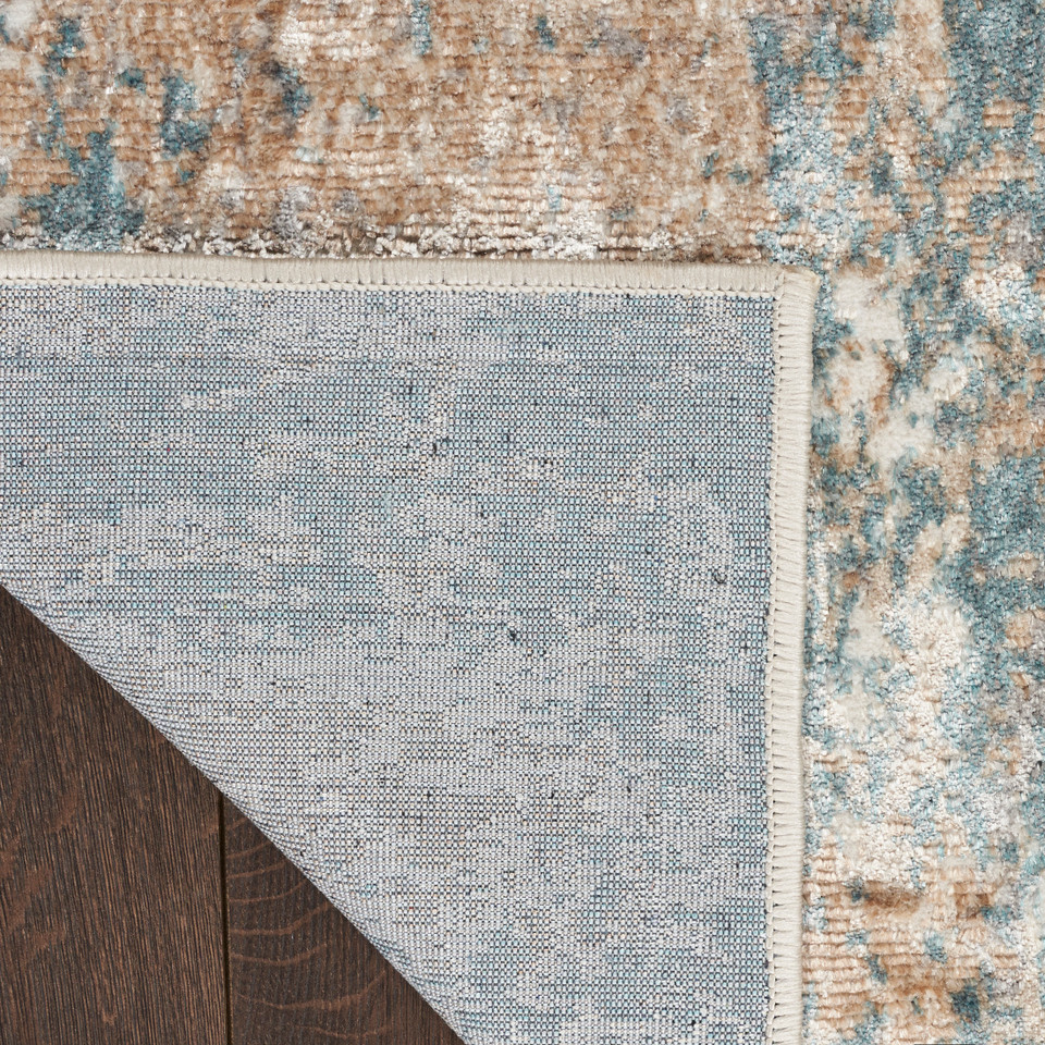 Glitz GLZ06 Taupe Multicolour Luxury Glossy Rug