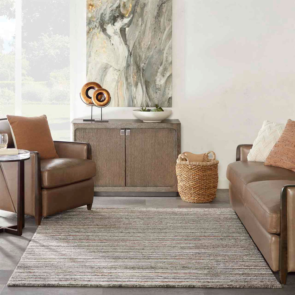 Plateau Grey Green Hand Knotted Rug