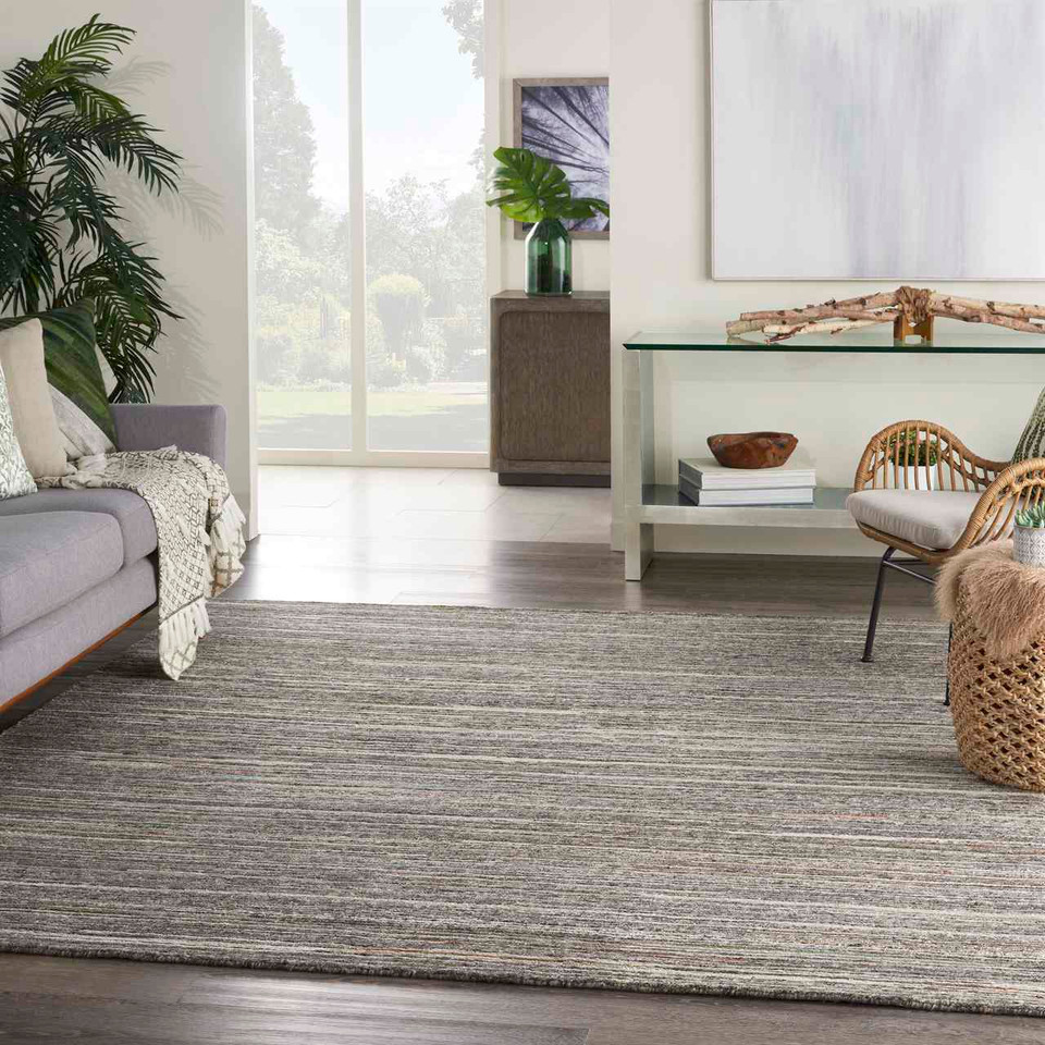 Plateau Grey Green Hand Knotted Rug