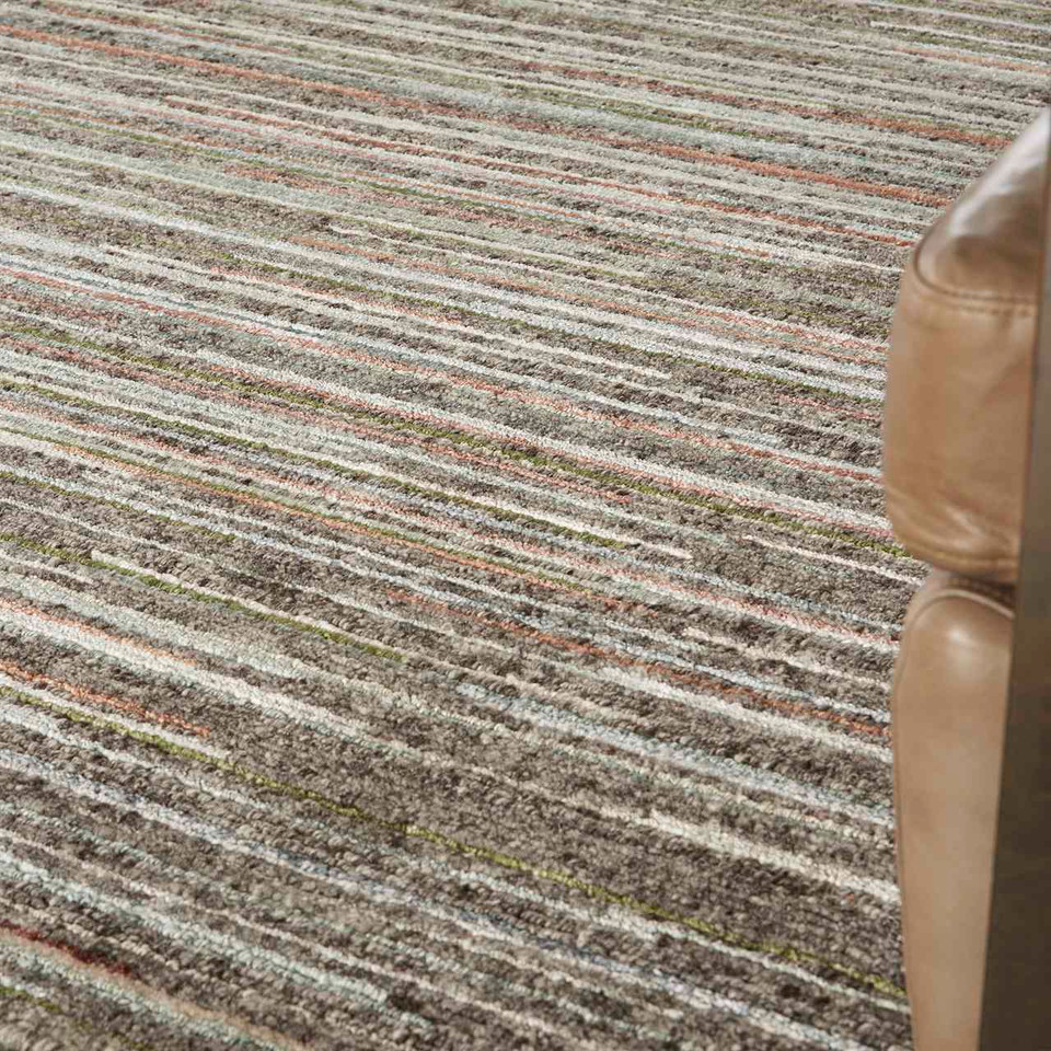 Plateau Grey Green Hand Knotted Rug
