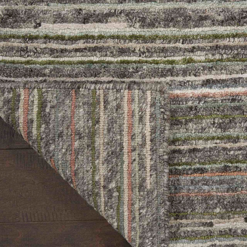 Plateau Grey Green Hand Knotted Rug