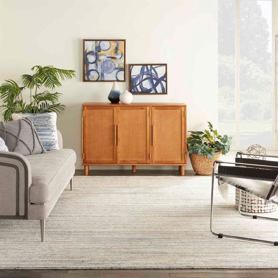 Plateau Ivory Hand Knotted Rug