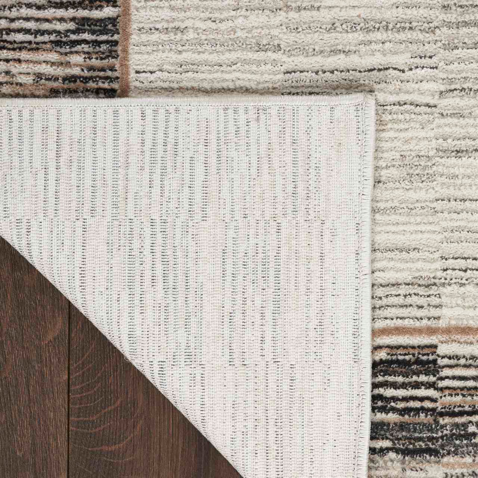 Desire DSR02 Grey Black Luxury Silky Rug
