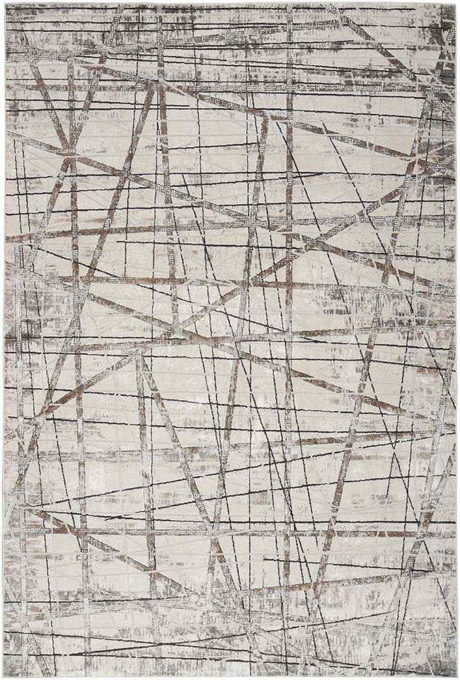 Desire DSR03 Grey Silver Luxury Silky Rug