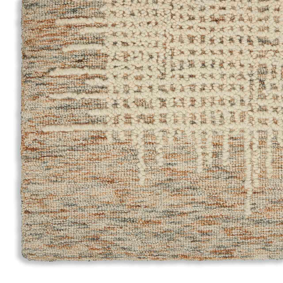 Colorado CLR03 Beige Multicolour Wool Rug