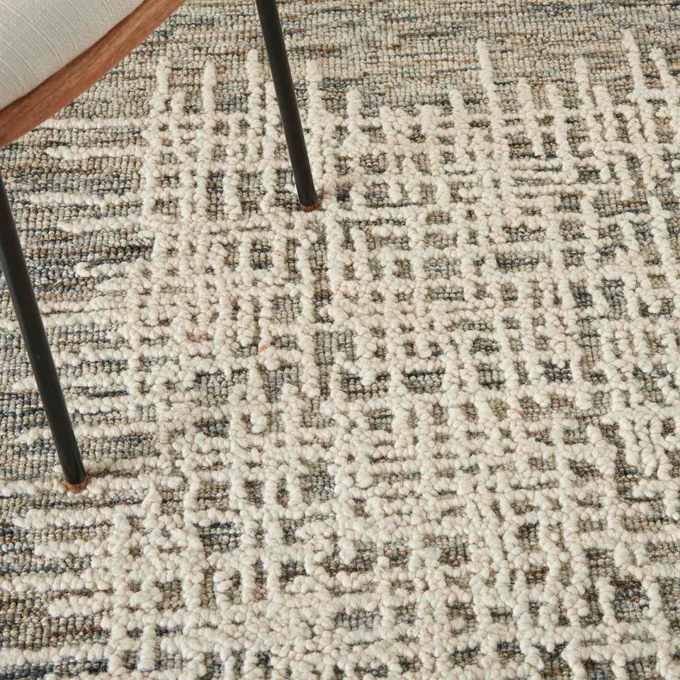 Colorado CLR03 Ivory Multicolour Wool Rug
