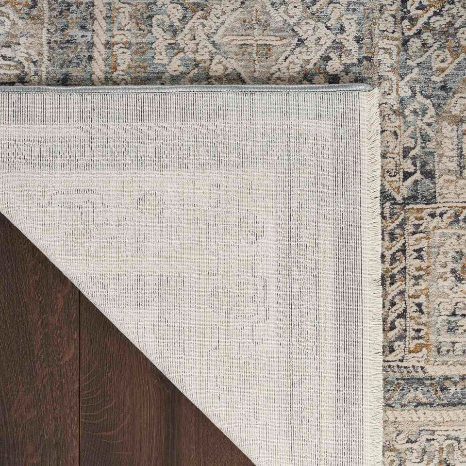 Lynx LNX01 Ivory Charcoal Thin Classic Rug