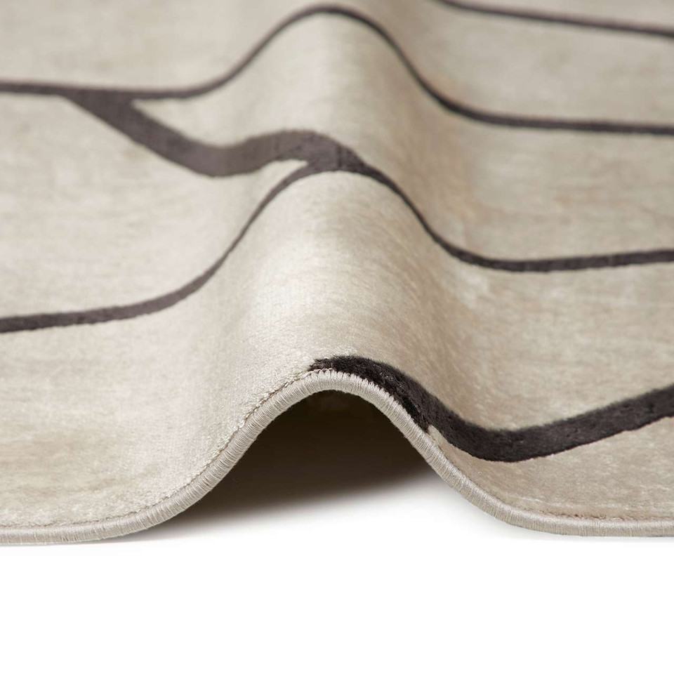 Lugano LUG06 Silky Modern Abstract Rug