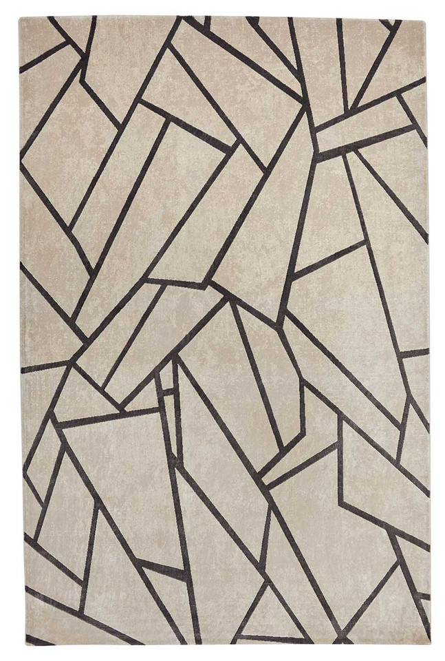 Lugano LUG06 Silky Modern Abstract Rug