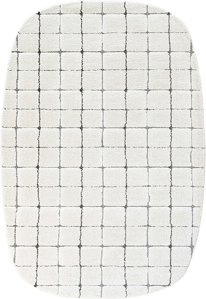 Silky Rounded Rectangle Dune Rug 6181