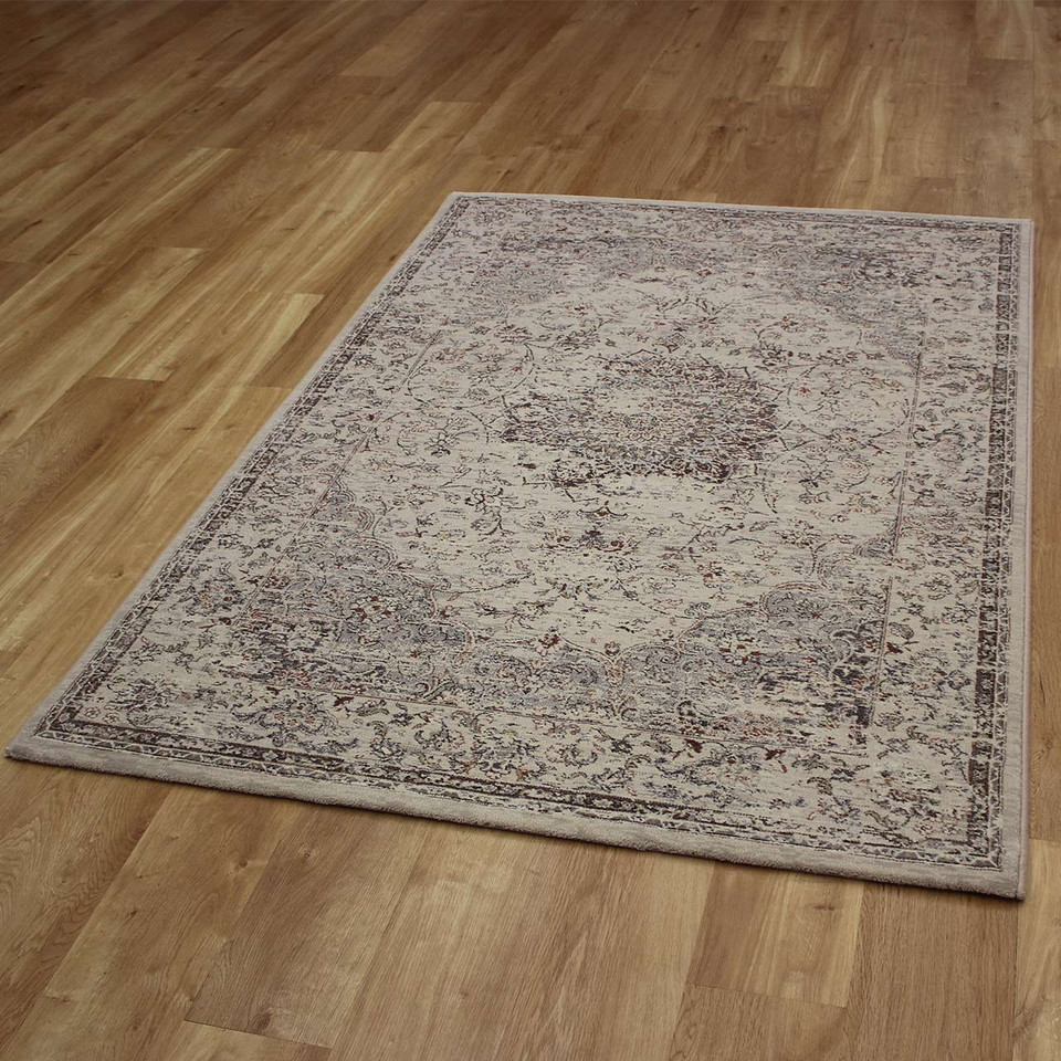 Da Vinci Cream Rust Classic Rug 9295