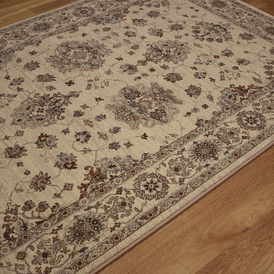 Da Vinci Cream Beige Classic Rug 6265