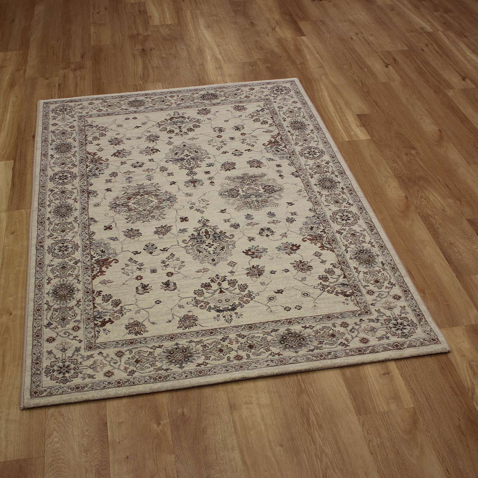 Da Vinci Cream Beige Classic Rug 6265