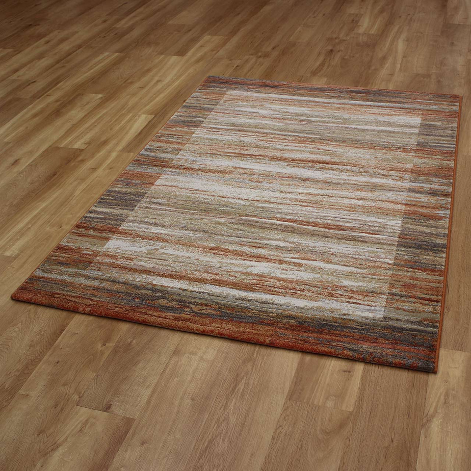 Abstract Modern Rustic Galleria Rug 9248