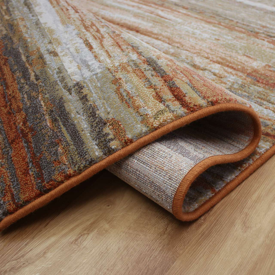 Abstract Modern Rustic Galleria Rug 9248