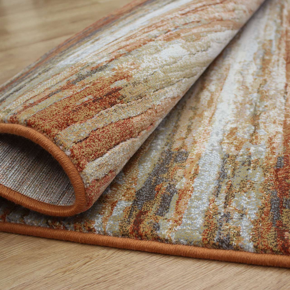 Abstract Modern Rustic Galleria Rug 9248