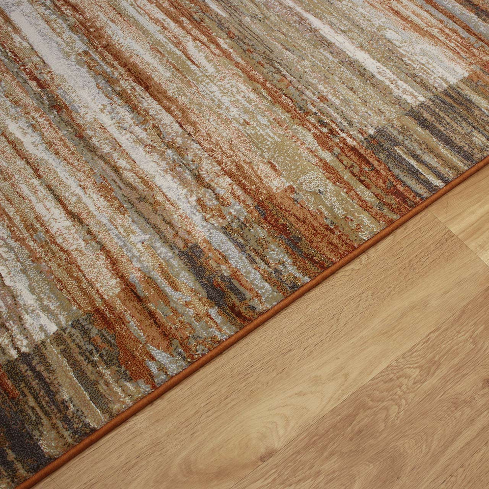 Abstract Modern Rustic Galleria Rug 9248