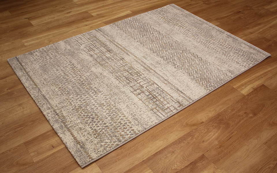 Natural Grey Hardwearing Floor Rug Galleria 9293