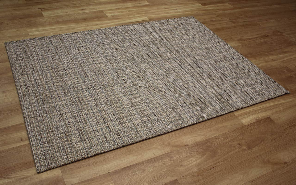 Thin Natural Multi Handwoven Wool Goa Rug 2002
