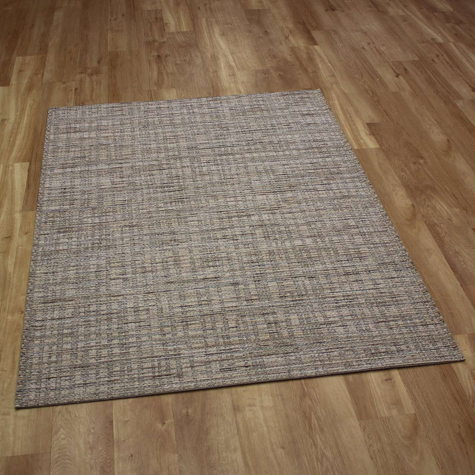 Thin Natural Multi Handwoven Wool Goa Rug 2002