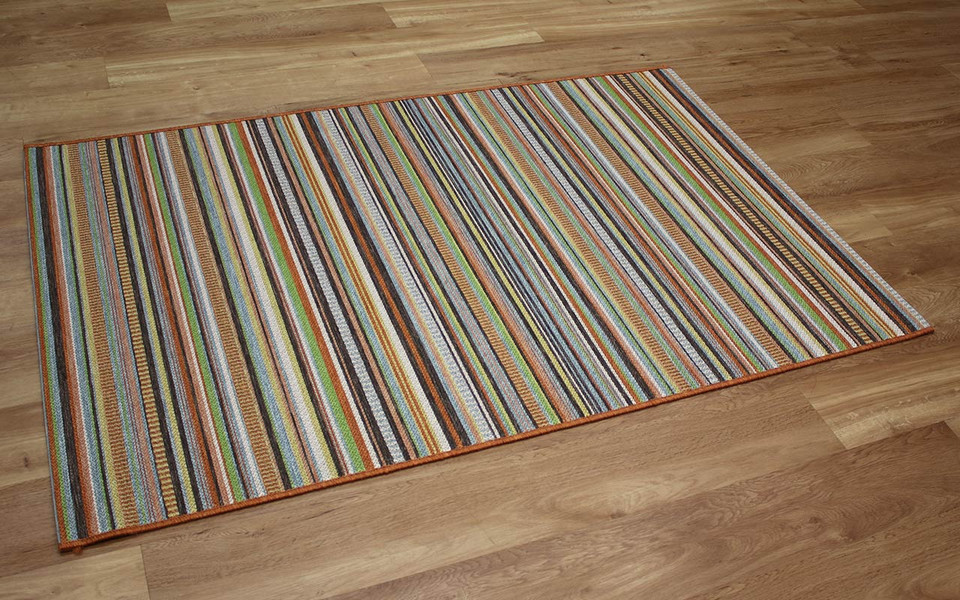 Lime Orange Indoor Outdoor Brighton Rug 901196