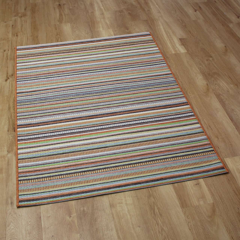 Lime Orange Indoor Outdoor Brighton Rug 901196