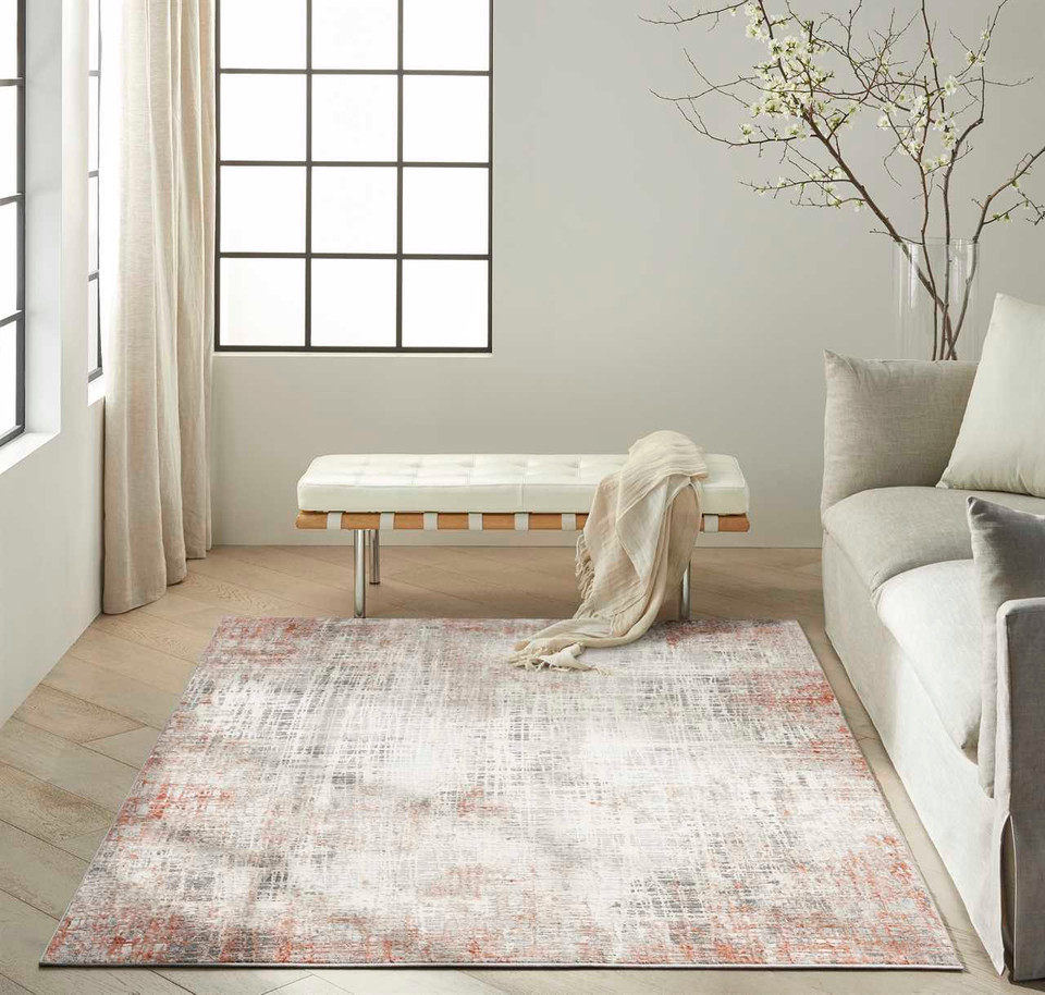 Calvin Klein Infinity 01 Rust Multi Rug Runner
