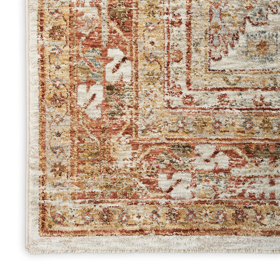 Sahar Distressed Vintage Rust Rug SHR01 Runner
