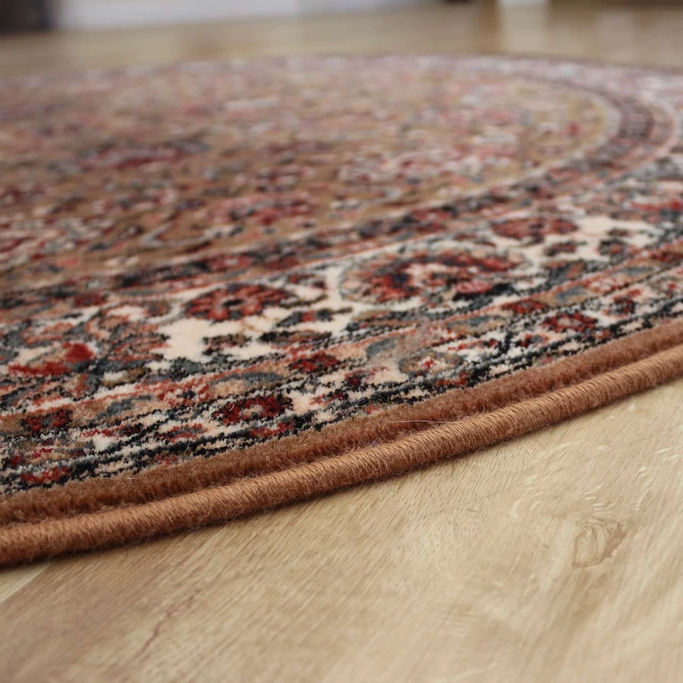 Kashqai Classic New Zealand Wool Brown Rug Runner