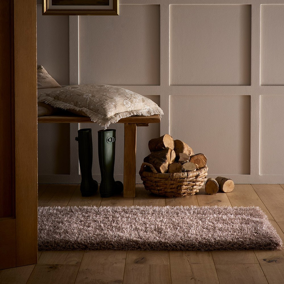 Origins Chicago Latte Thick Shaggy Rug Runner