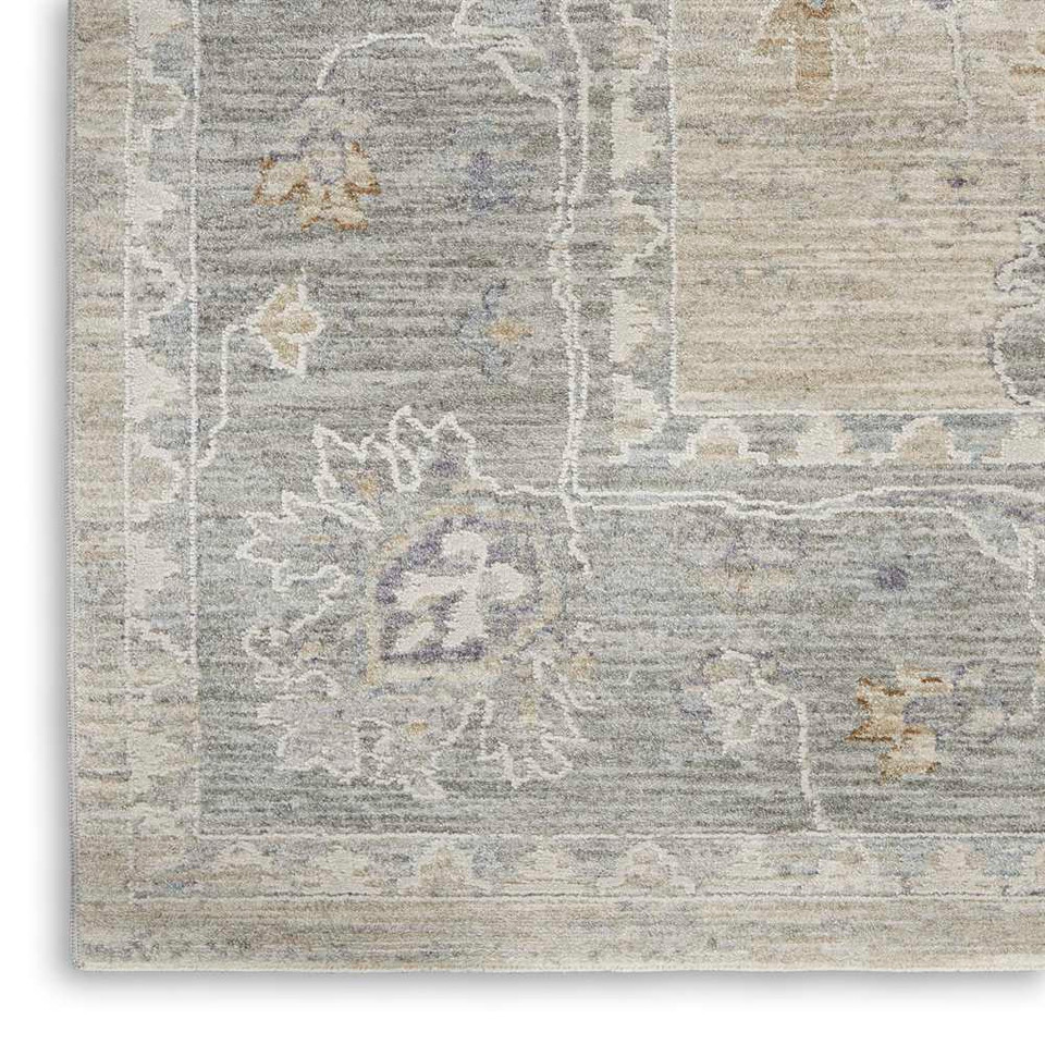 Light Grey Traditional Rug Infinite IFT03 Runner