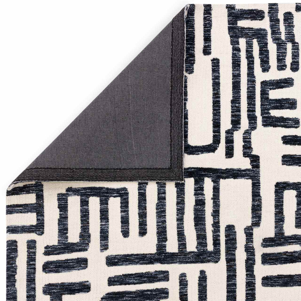Mason Script Mono Soft Contemporary Rug
