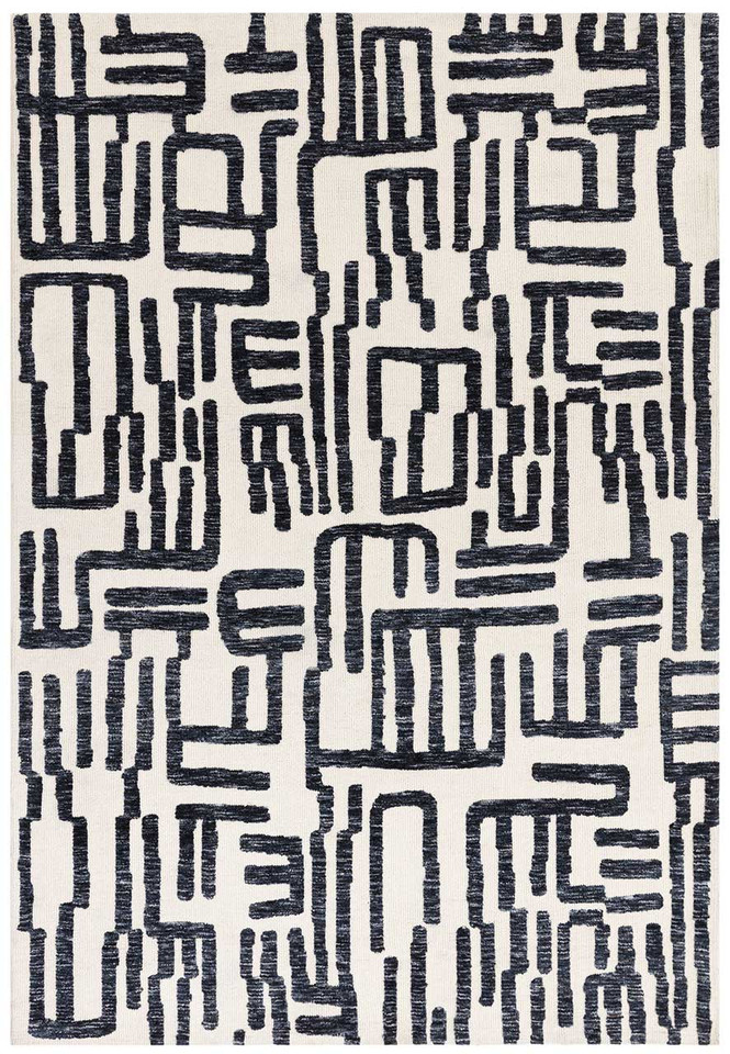 Mason Script Mono Soft Contemporary Rug