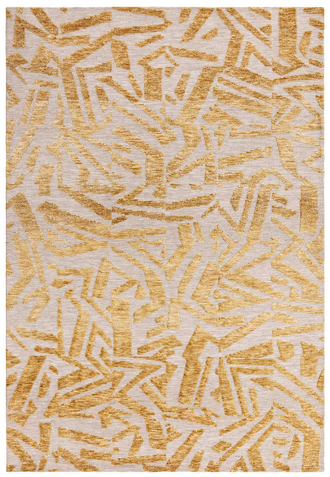 Mason Scatter Gold Soft Contemporary Rug