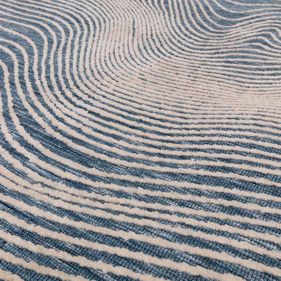 Mason Magnitude Blue Soft Contemporary Rug