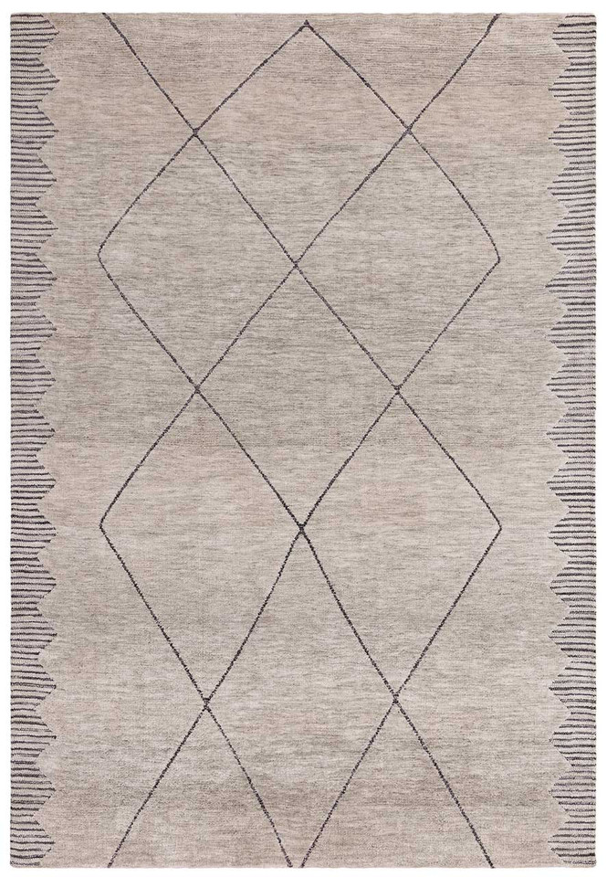 Mason Diamond Grey Soft Contemporary Rug