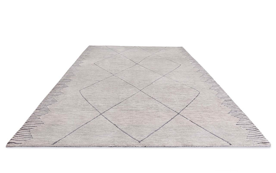 Mason Diamond Grey Soft Contemporary Rug