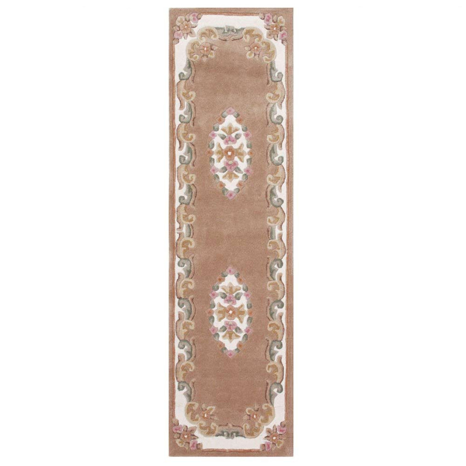 Royal Aubusson Beige Rug Runner