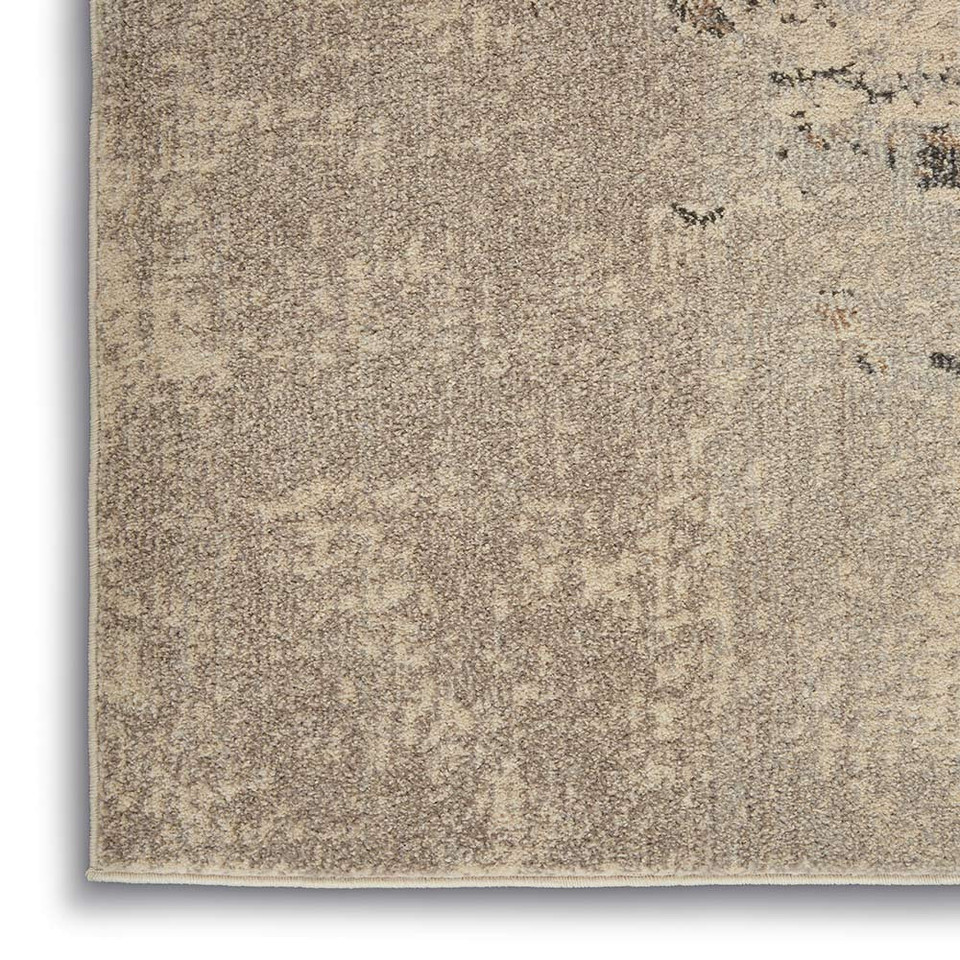 Celestial Ivory Grey CES02 Rug Runner