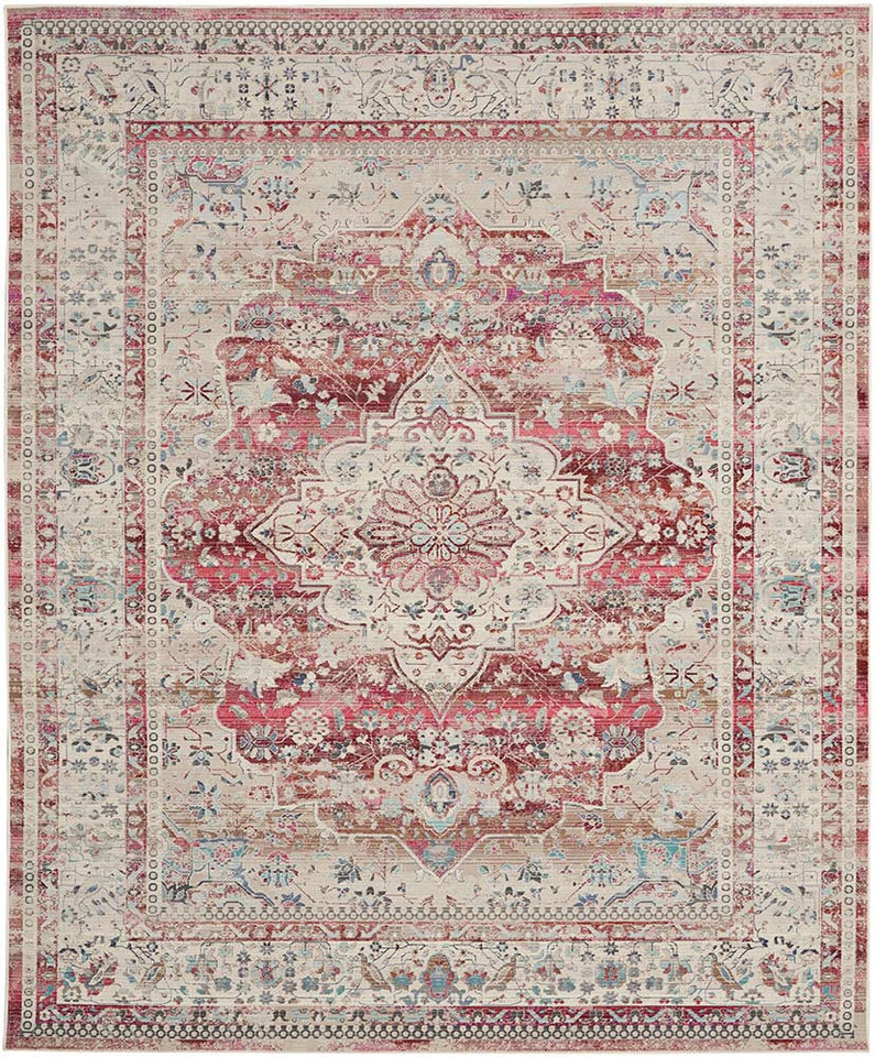 Vintage Kashan Red Ivory VKA07 Rug Runner