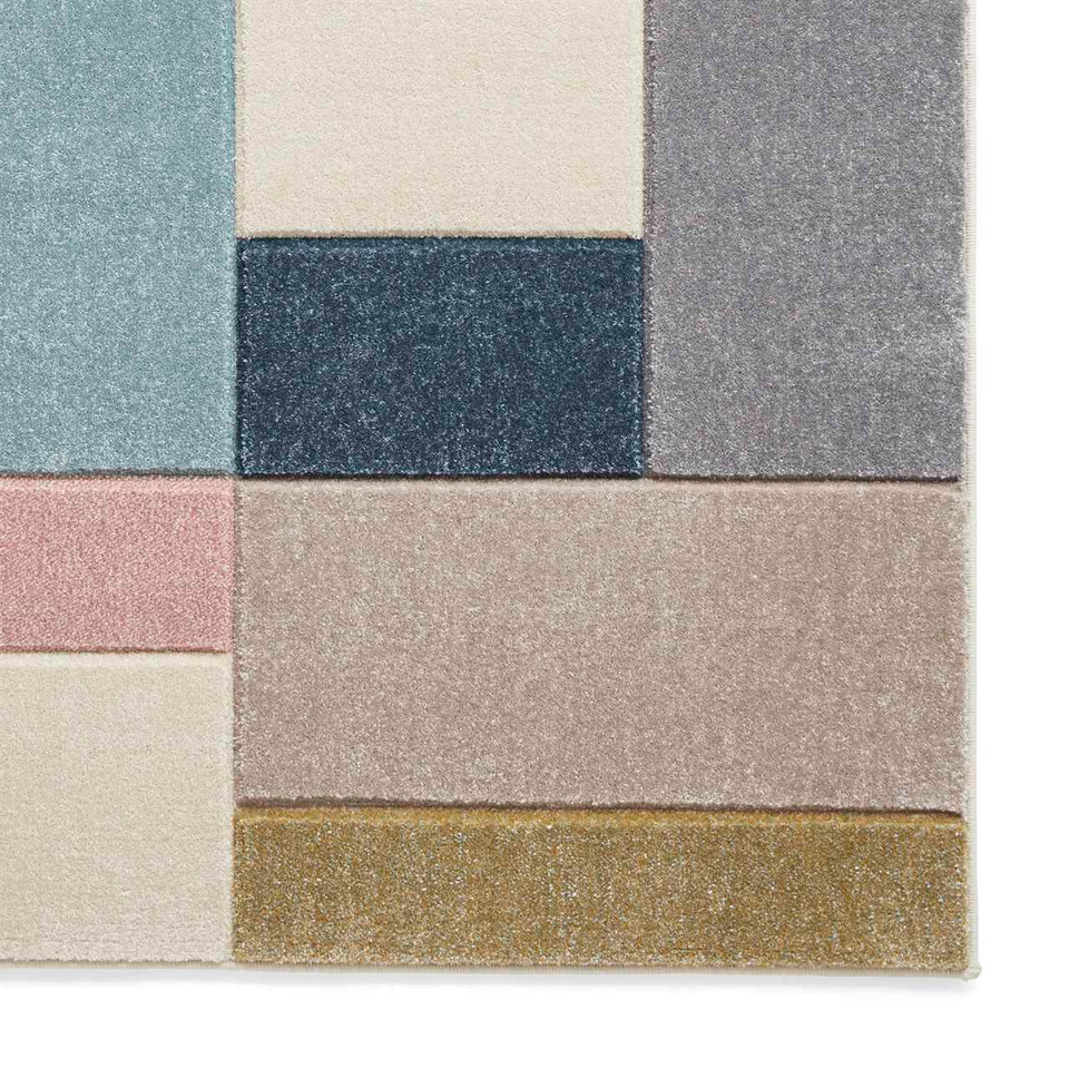Matrix G0561 Multi Pastal Carved Rug