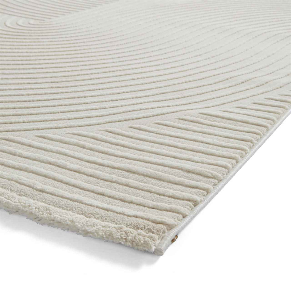 Flores 1924 Cream Washable Modern Rug