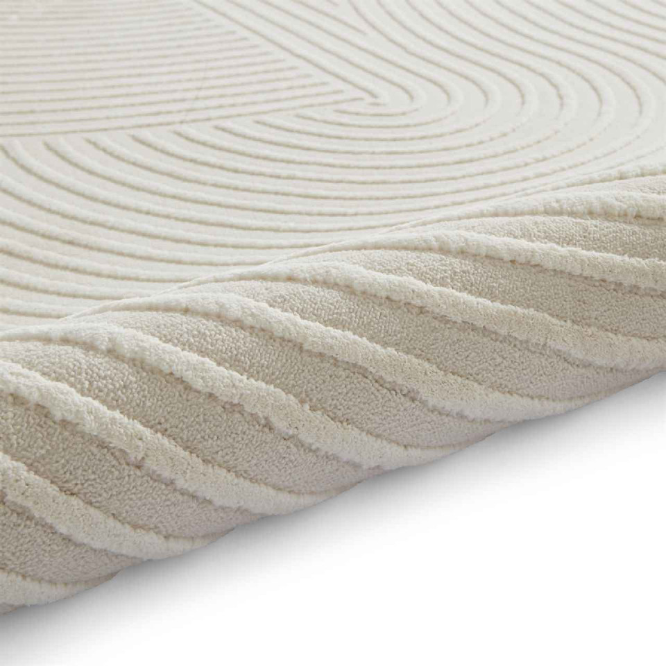 Flores 1924 Cream Washable Modern Rug