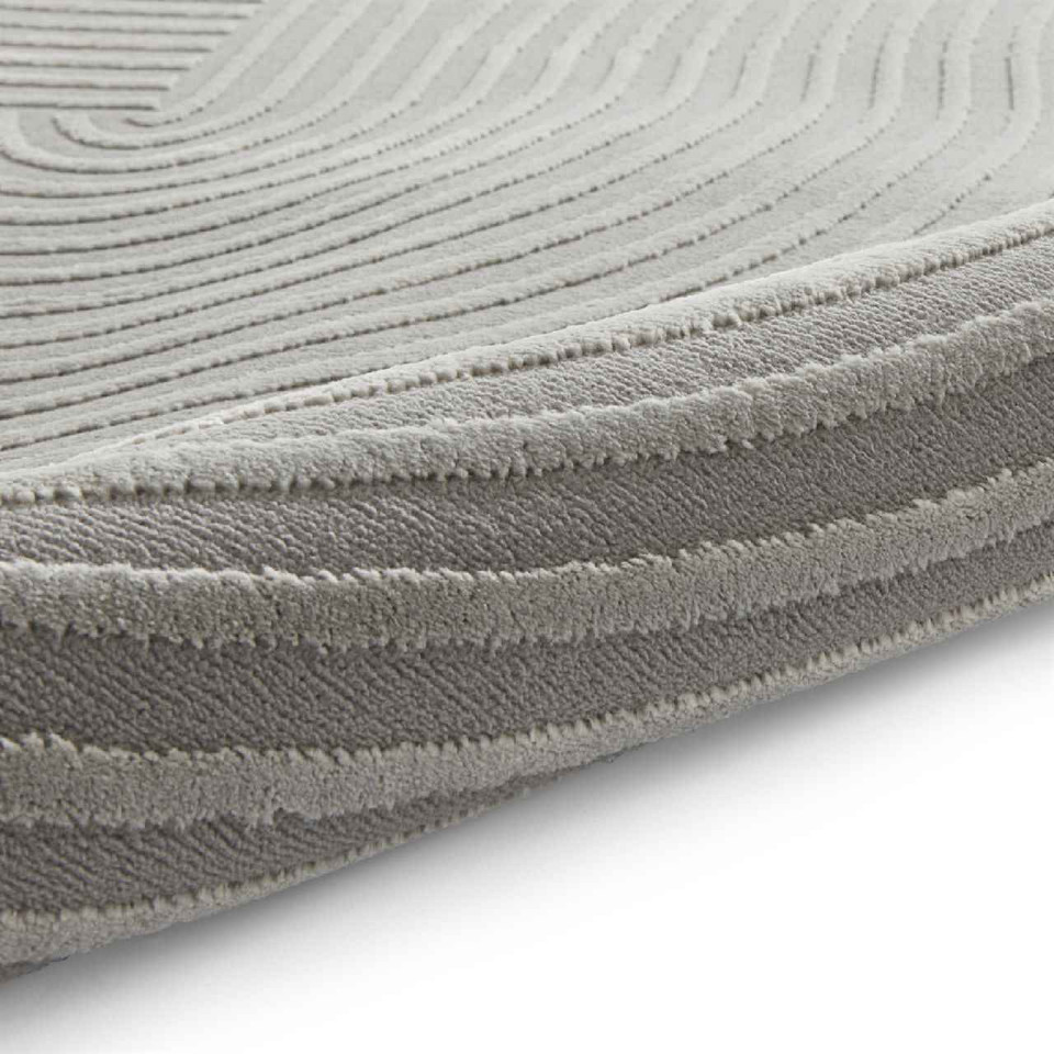 Flores 1924 Grey Washable Modern Rug