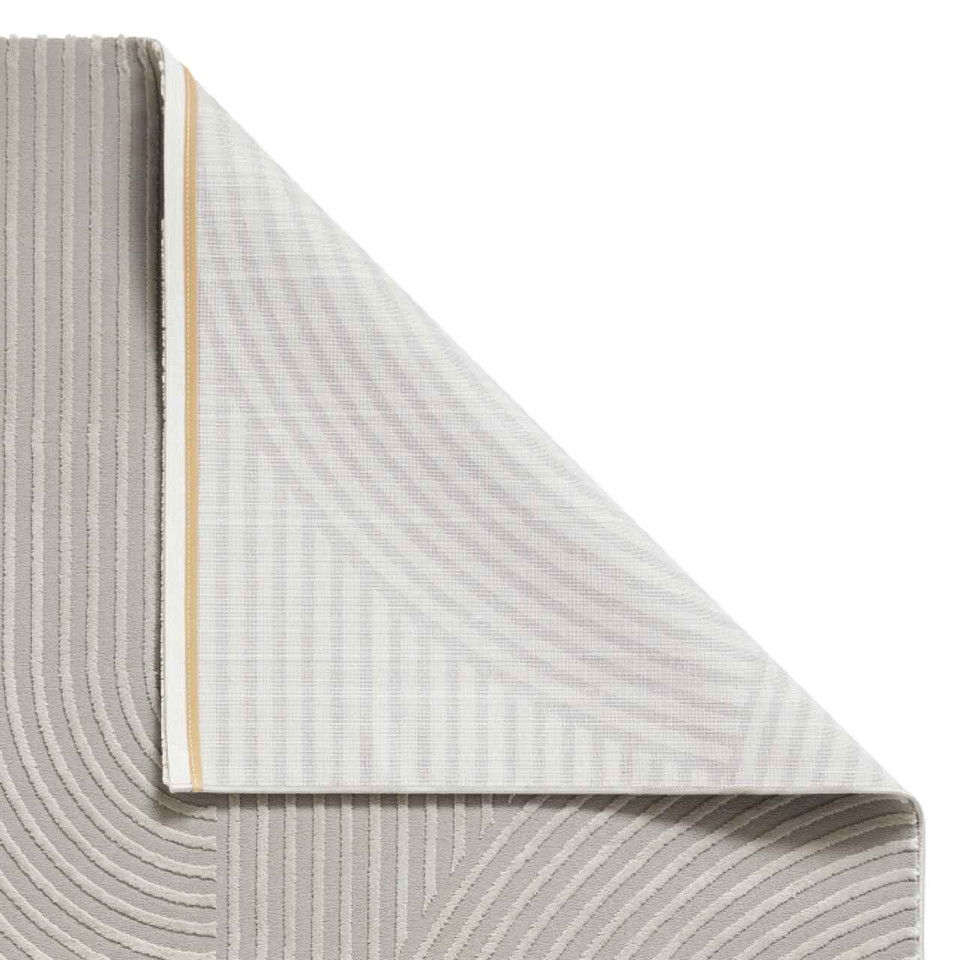 Flores 1924 Grey Washable Modern Rug